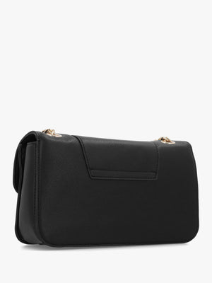 Love Moschino Oval Frieze Black Shoulder Bag