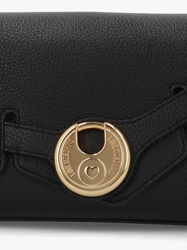 Love Moschino Padlock Black Cross-Body Bag