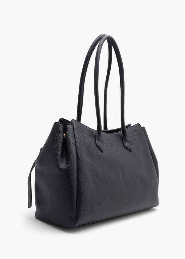 Love Moschino Padlock Black Shopper Bag