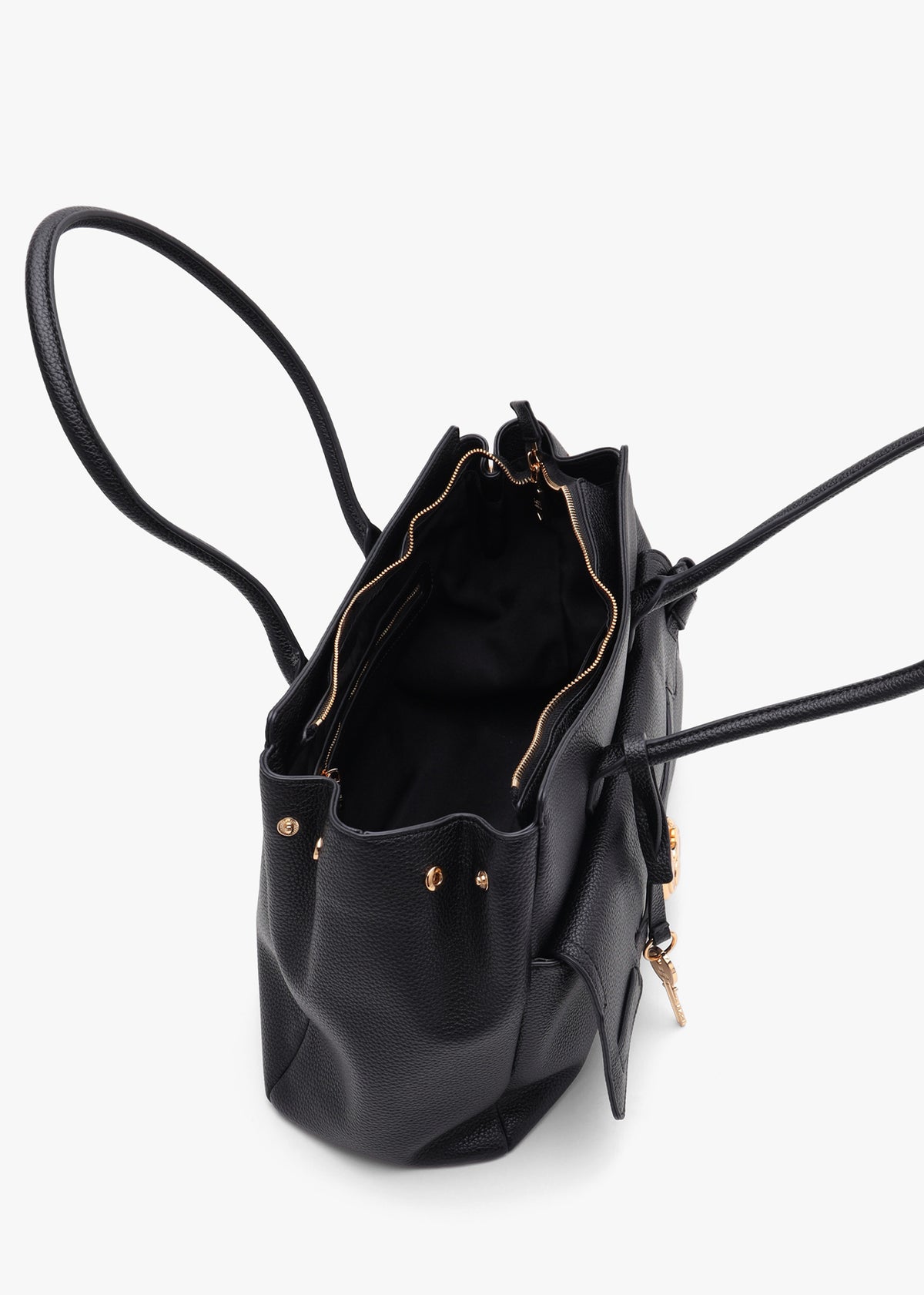 Love Moschino Padlock Black Shopper Bag
