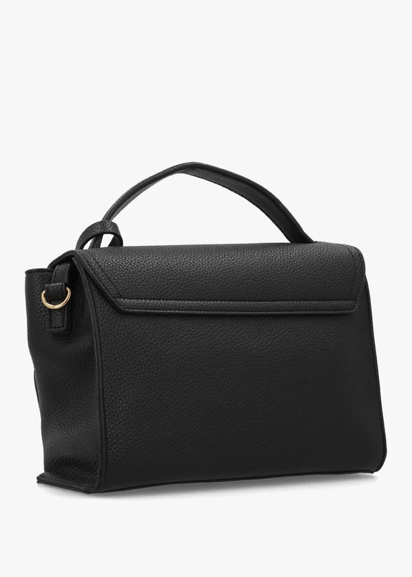 Love Moschino Padlock Black Top Handle Cross-Body Bag