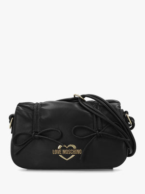 Love Moschino Softy Bow Black Shoulder Bag