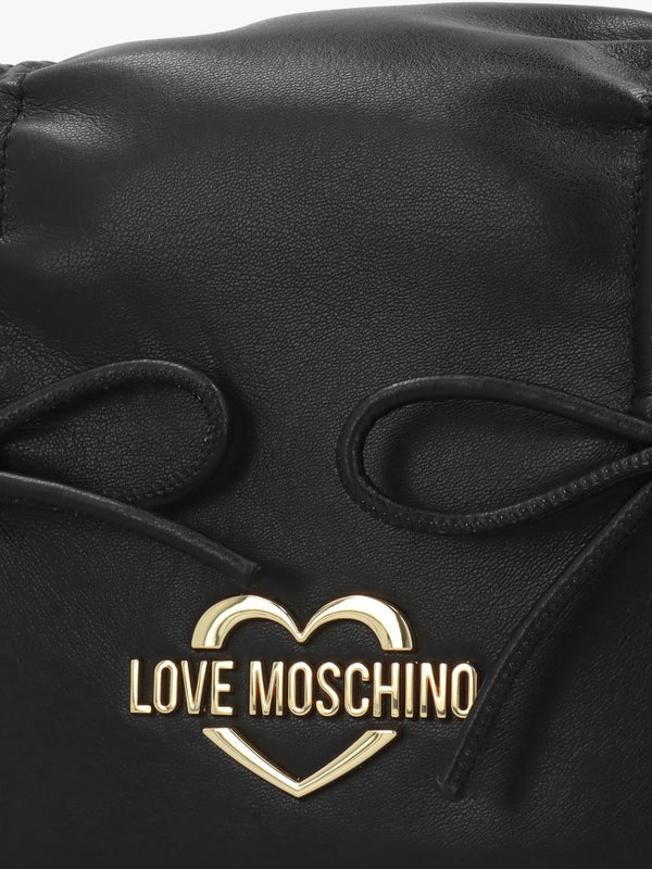 Love Moschino Softy Bow Black Shoulder Bag