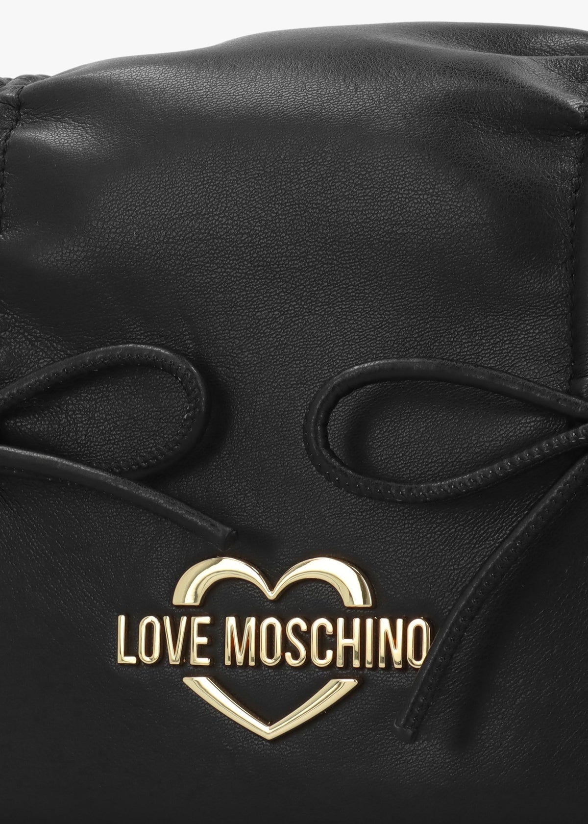 Love Moschino Softy Bow Black Shoulder Bag