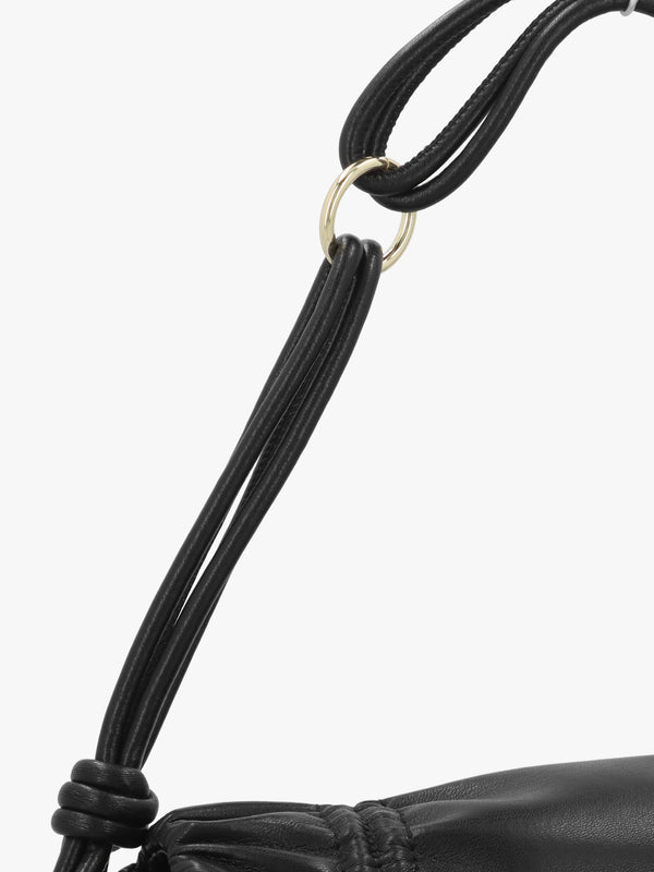 Love Moschino Softy Bow Black Shoulder Bag
