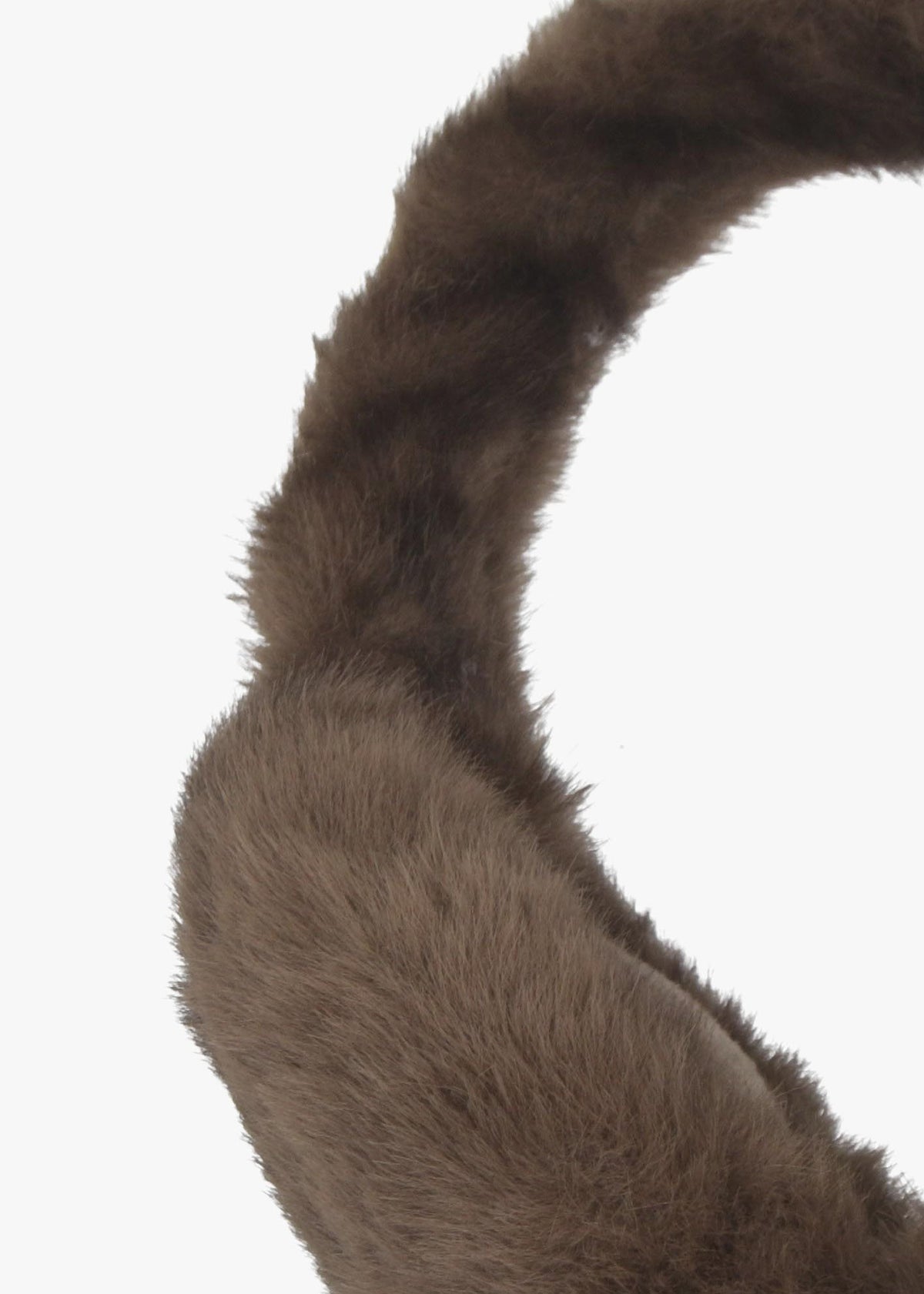 Malissa Taupe Faux Fur Earmuffs