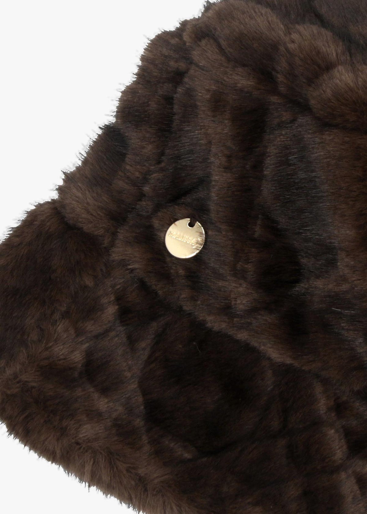 Malissa Brown Faux Fur Hat