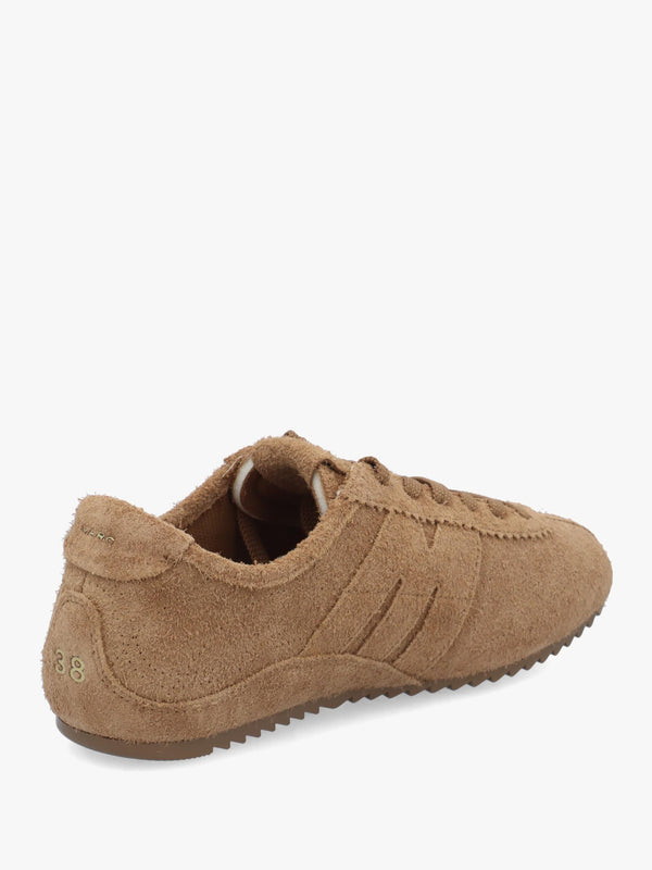 Marc Jacobs The Suede 400 Bleecker Hazelnut Runner Trainers