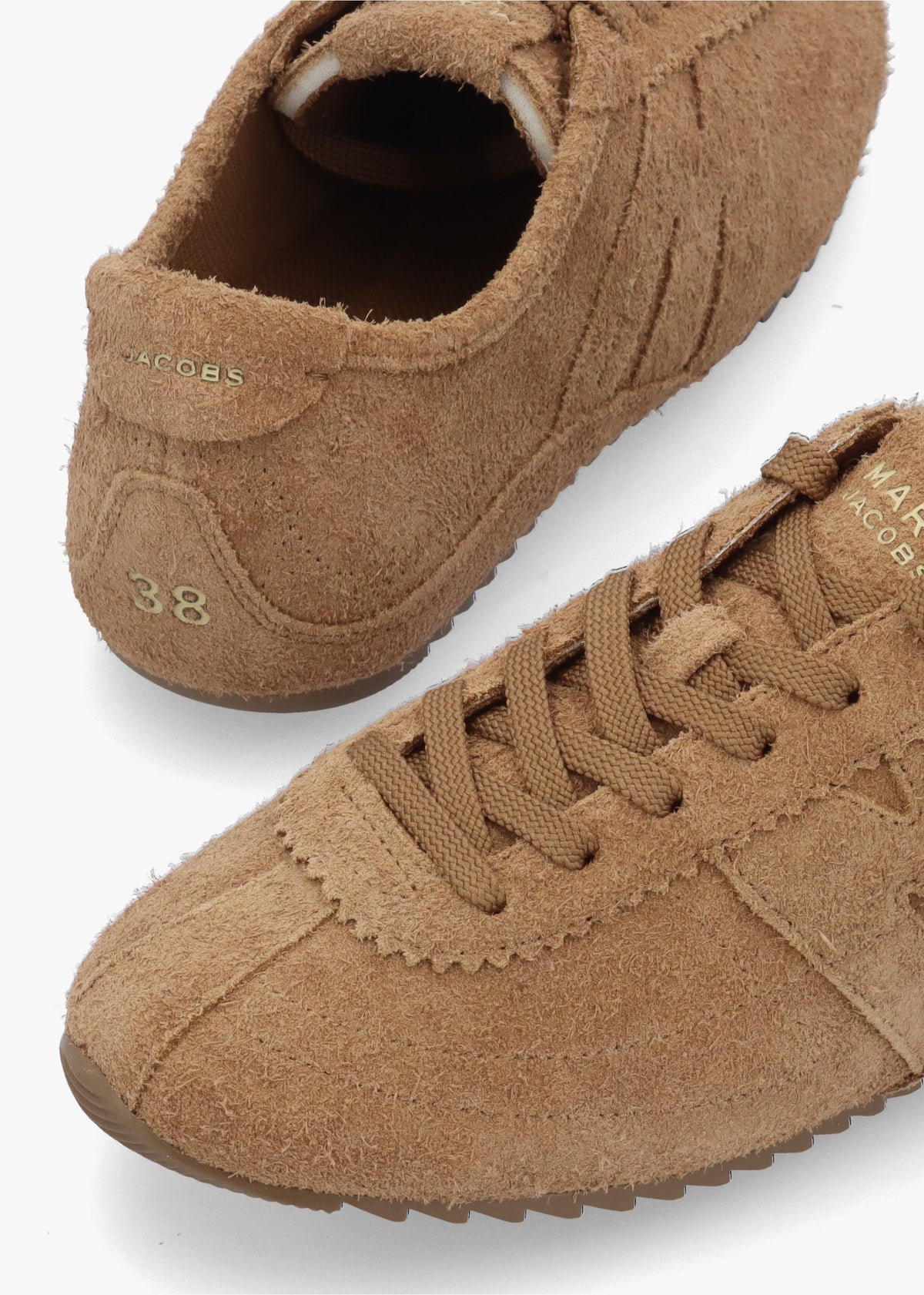 Marc Jacobs The Suede 400 Bleecker Hazelnut Runner Trainers