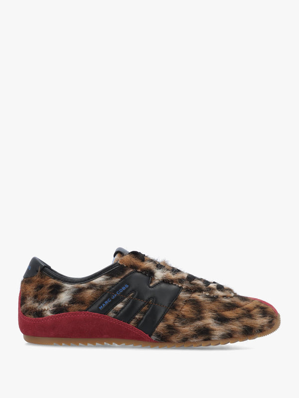 Marc Jacobs The Suede 400 Bleecker Brown Multi Runner Trainers
