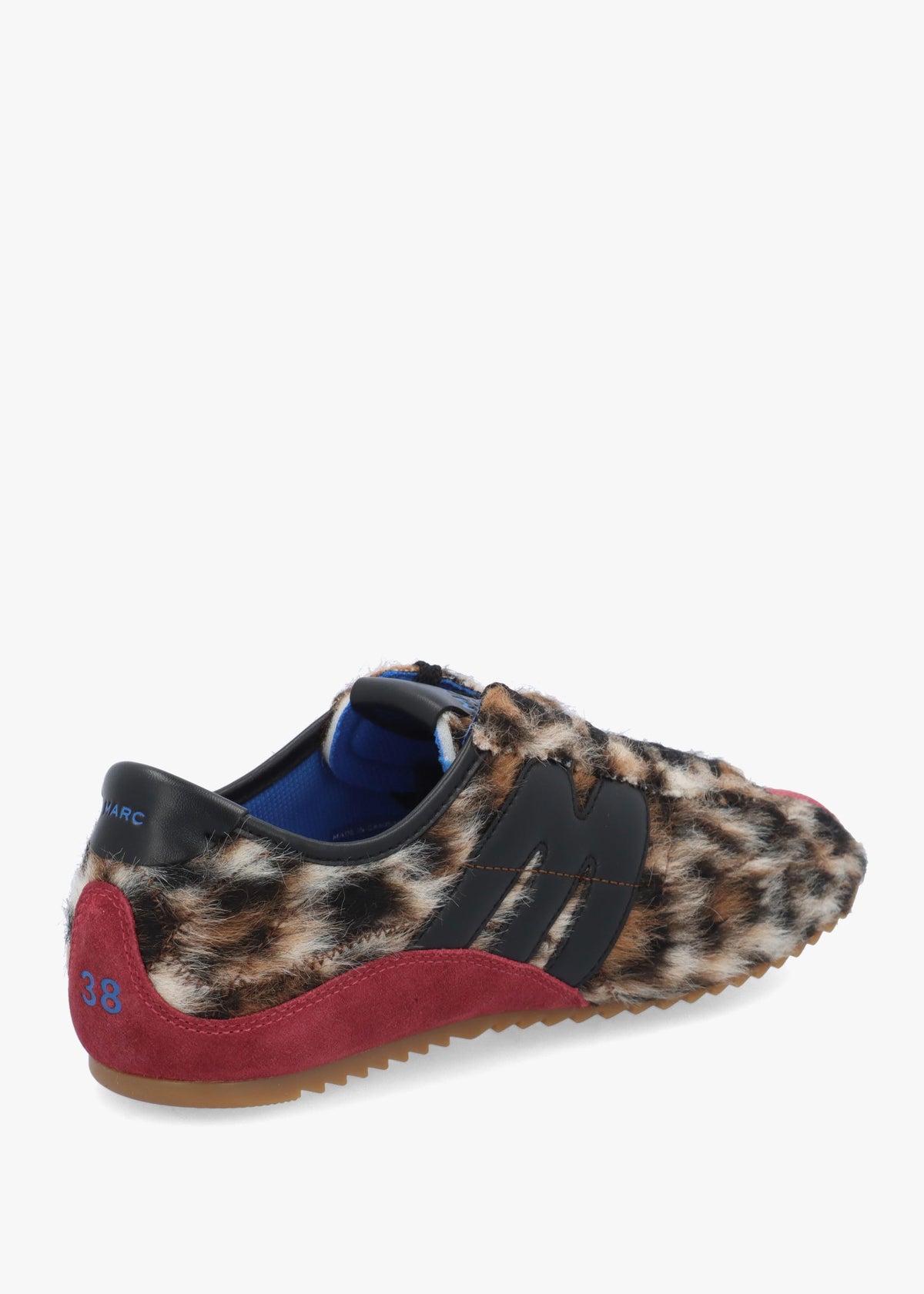 Marc Jacobs The Suede 400 Bleecker Brown Multi Runner Trainers