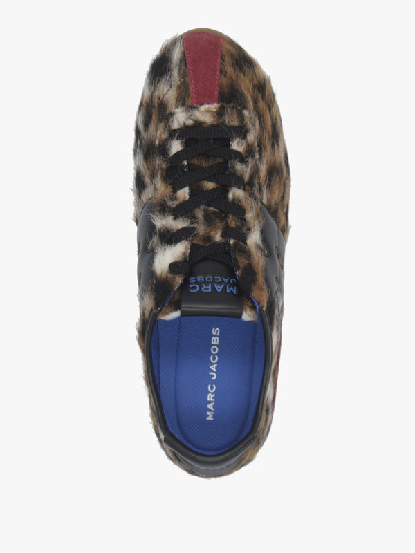 Marc Jacobs The Suede 400 Bleecker Brown Multi Runner Trainers