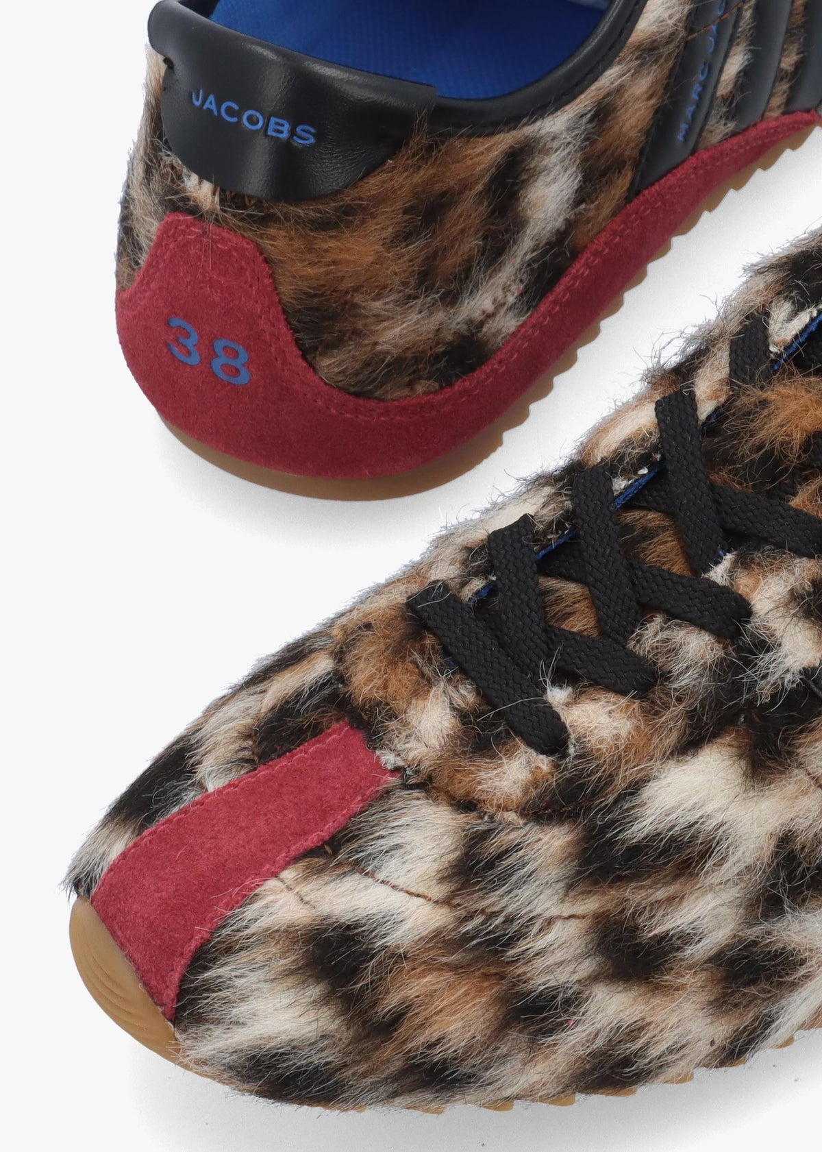 Marc Jacobs The Suede 400 Bleecker Brown Multi Runner Trainers