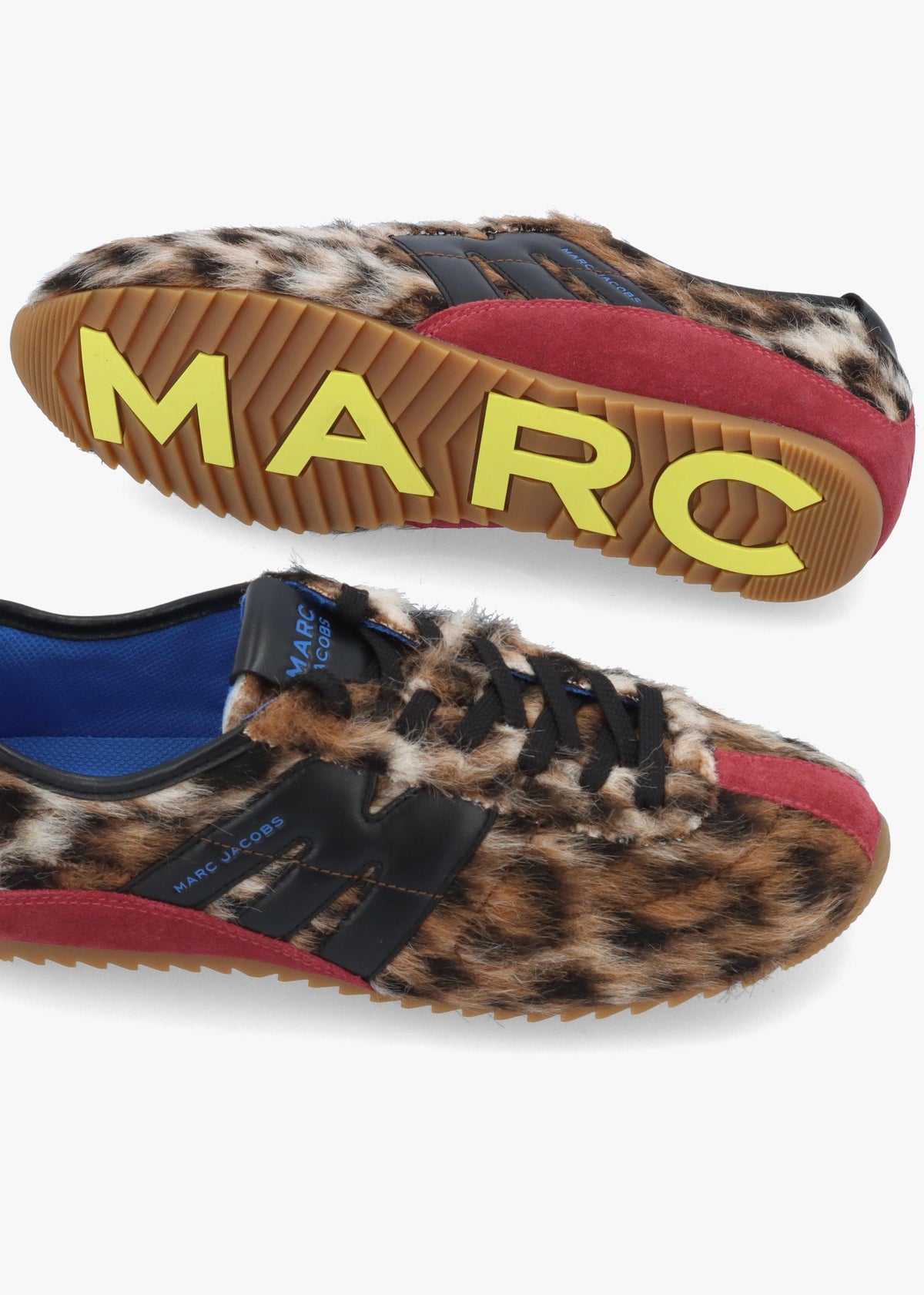 Marc Jacobs The Suede 400 Bleecker Brown Multi Runner Trainers