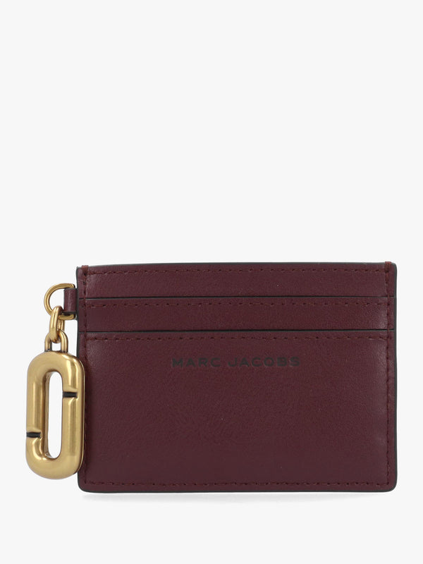 Marc Jacobs Scene Dark Port Leather Card Case