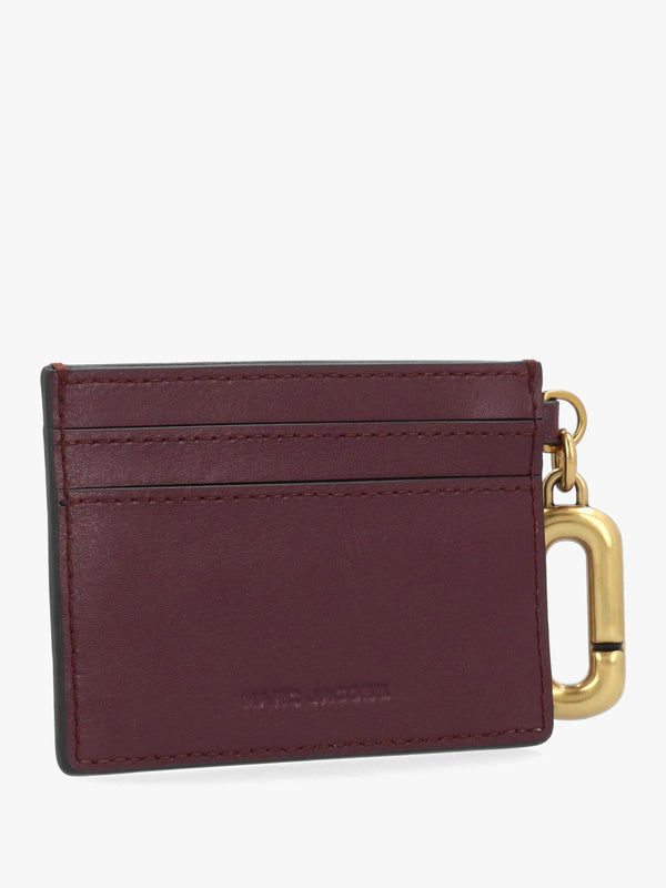 Marc Jacobs Scene Dark Port Leather Card Case