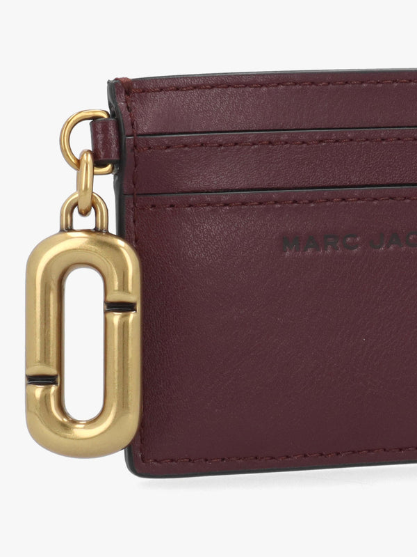Marc Jacobs Scene Dark Port Leather Card Case