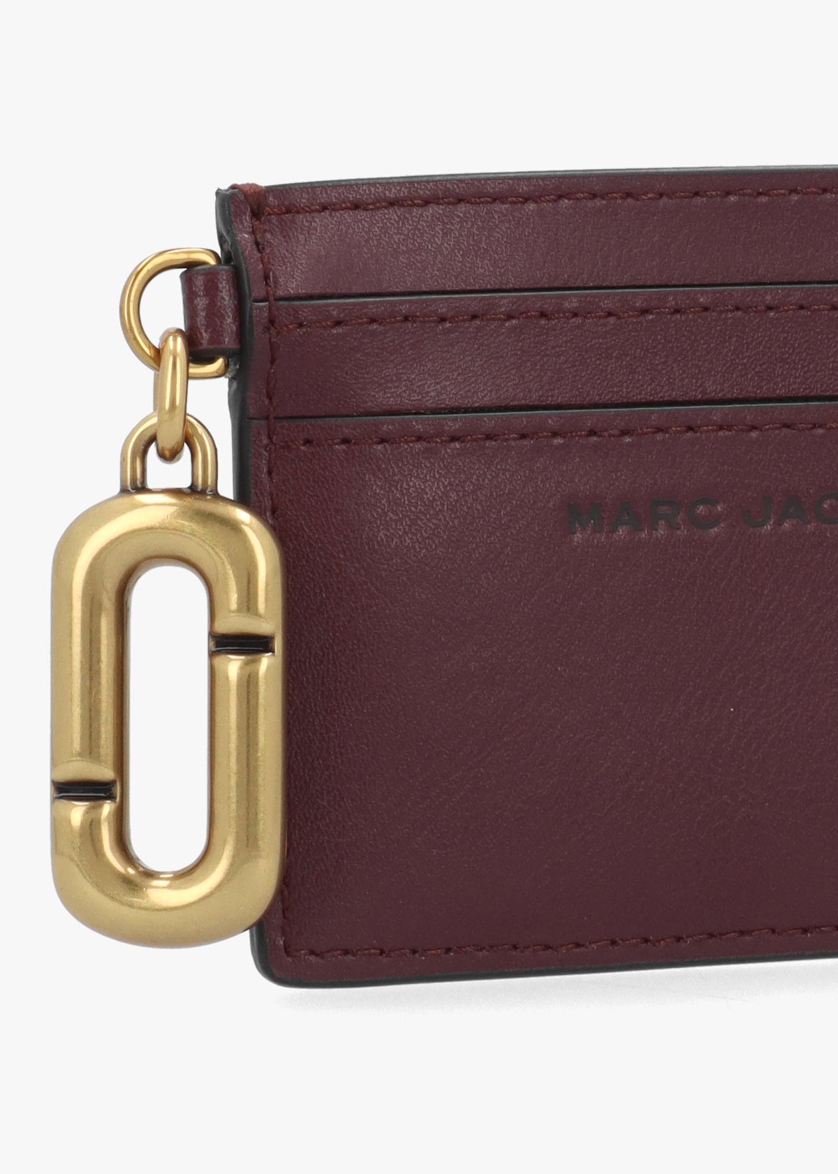 Marc Jacobs Scene Dark Port Leather Card Case