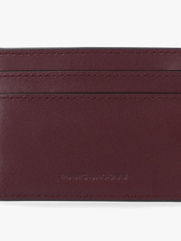 Marc Jacobs Scene Dark Port Leather Card Case