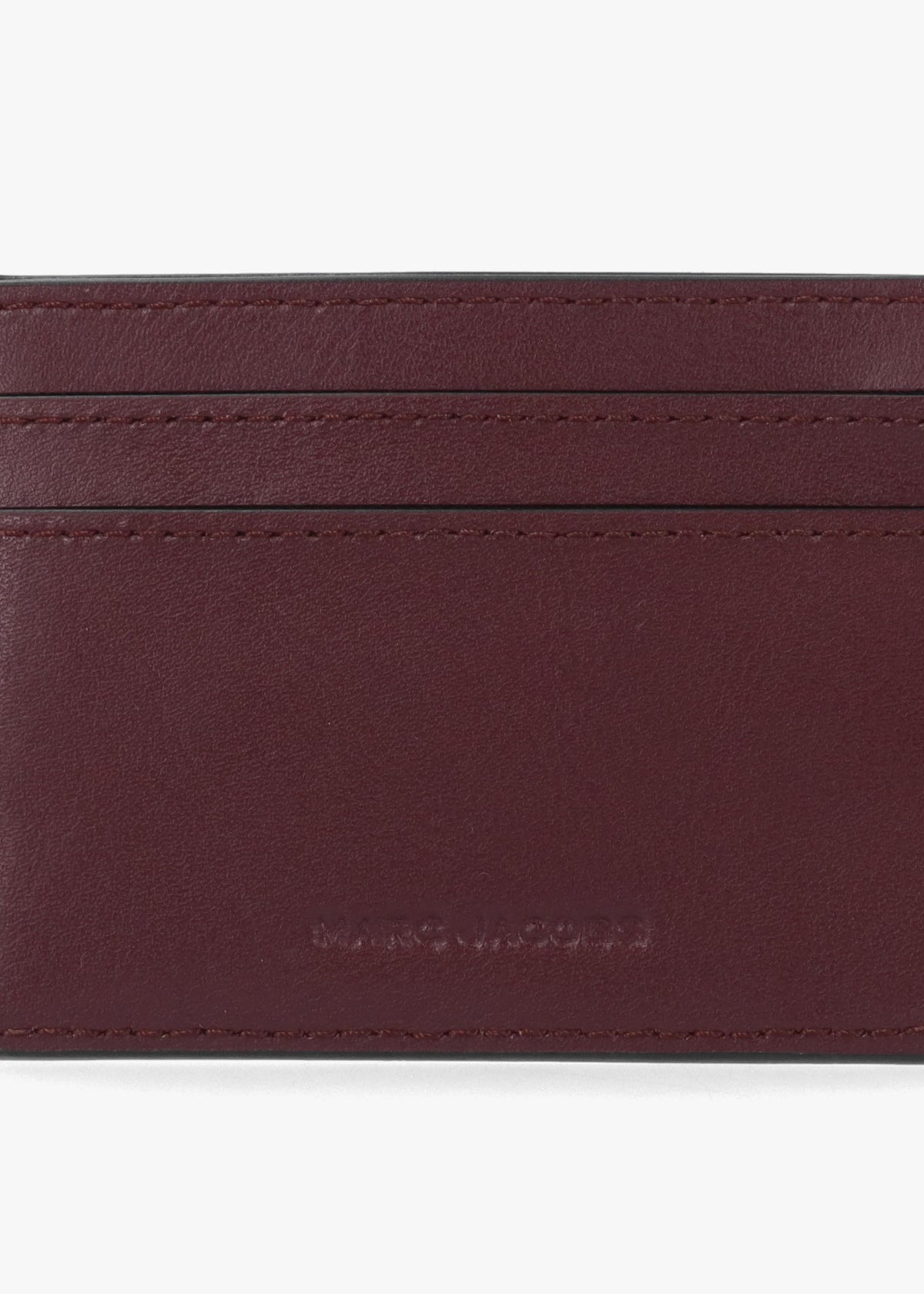 Marc Jacobs Scene Dark Port Leather Card Case