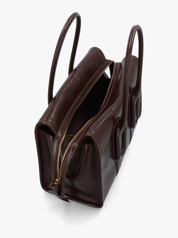 Marc Jacobs Babe City Fondant Crinkle Leather Tote Bag