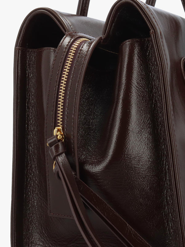 Marc Jacobs Babe City Fondant Crinkle Leather Tote Bag