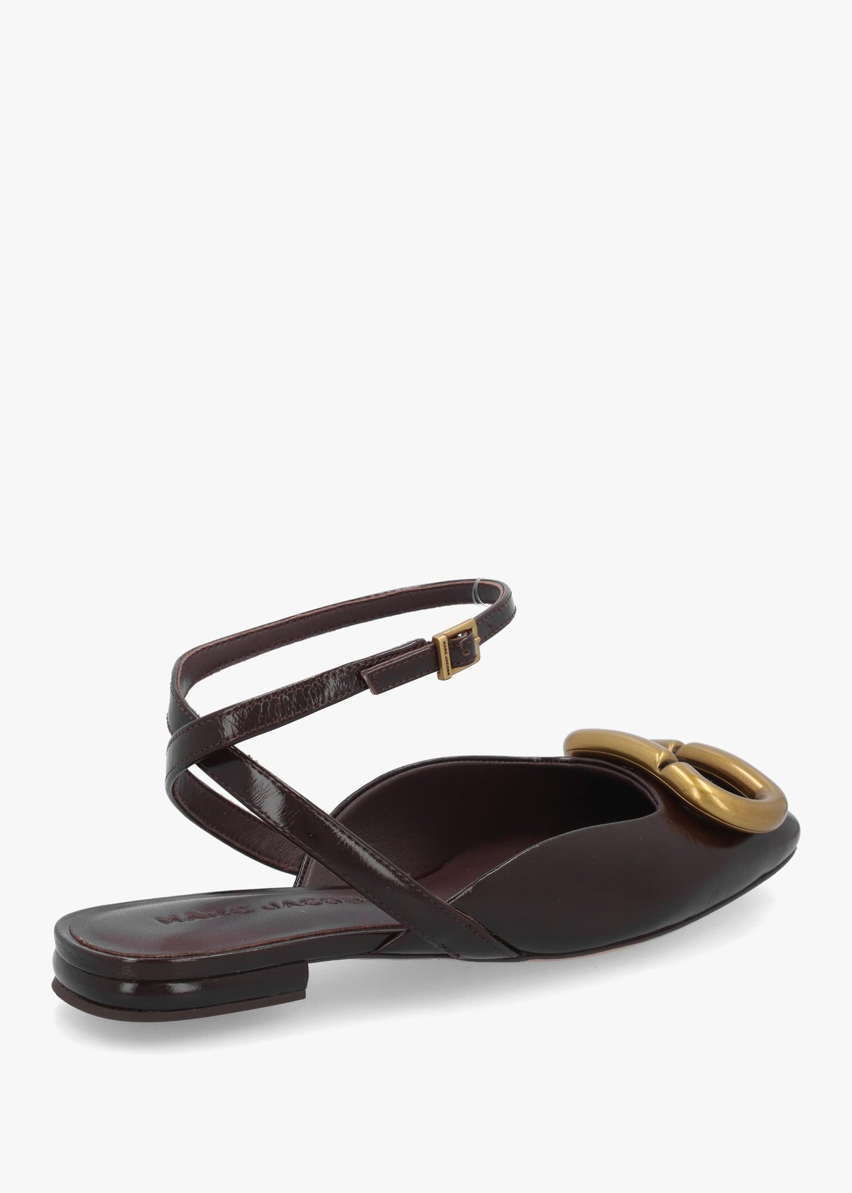 Marc Jacobs The Pop J Marc Fondant Leather Closed Toe Sandals