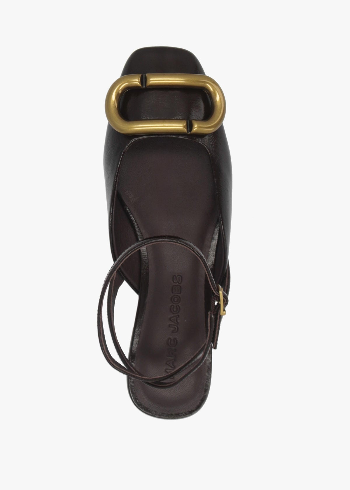 Marc Jacobs The Pop J Marc Fondant Leather Closed Toe Sandals