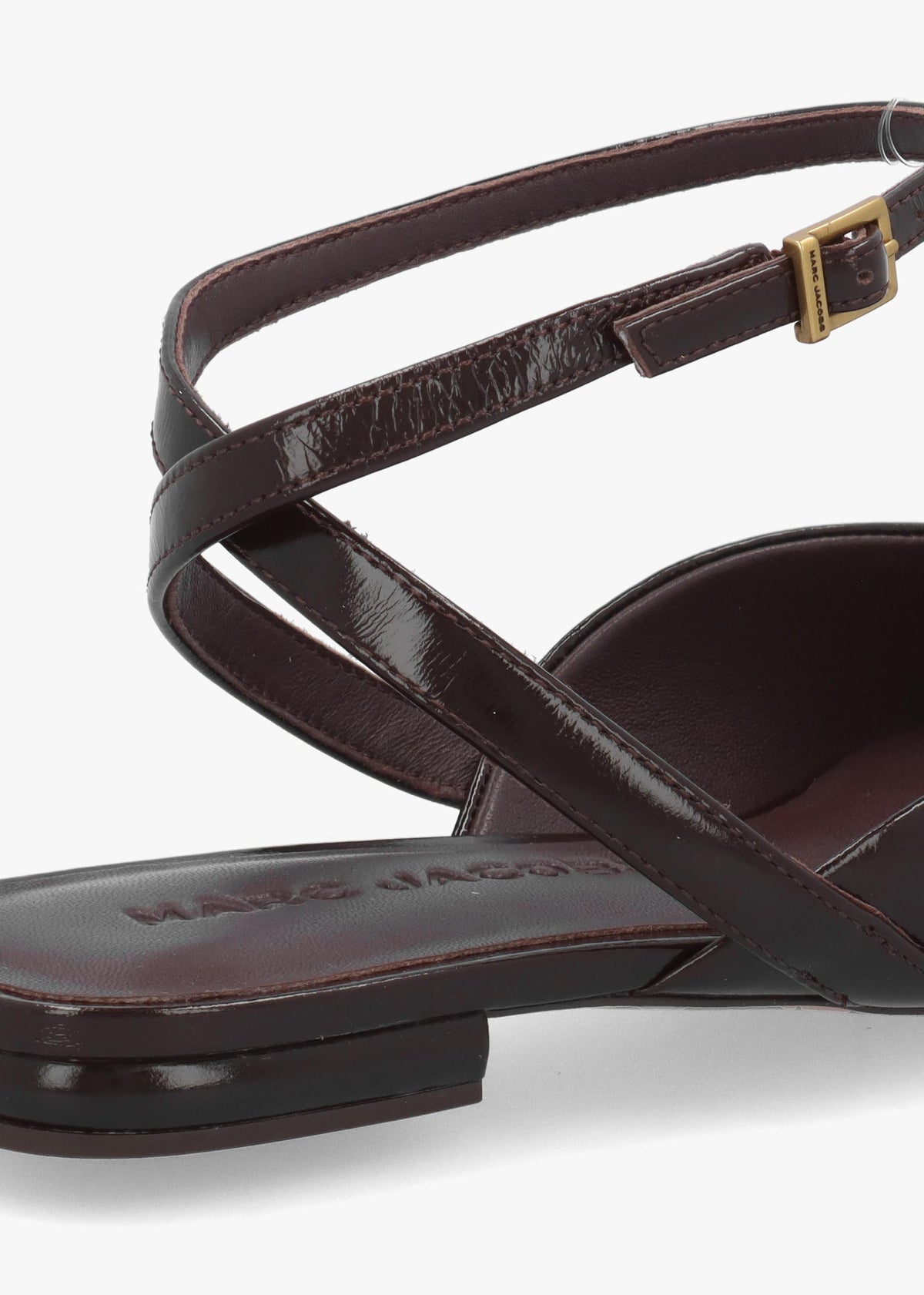 Marc Jacobs The Pop J Marc Fondant Leather Closed Toe Sandals