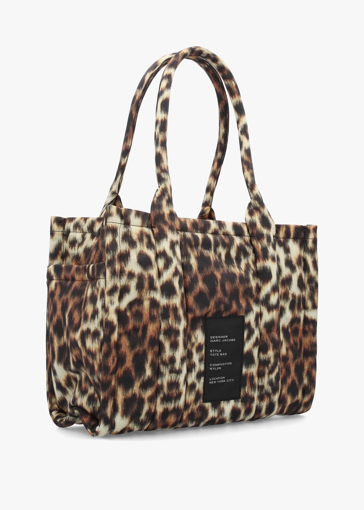 MARC JACOBS Medium Leopard Puffy Nylon Tote Bag