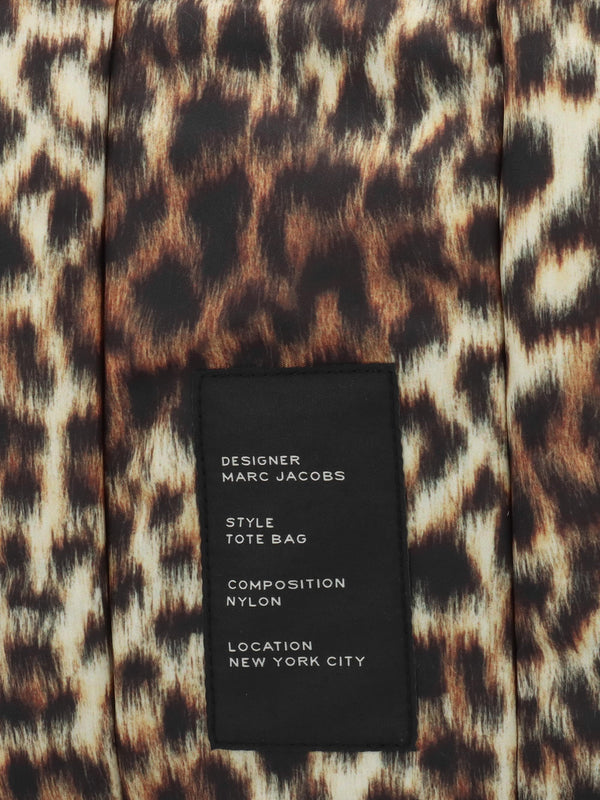 MARC JACOBS Medium Leopard Puffy Nylon Tote Bag