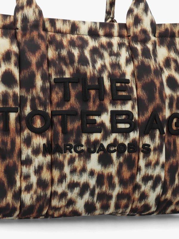 MARC JACOBS Medium Leopard Puffy Nylon Tote Bag
