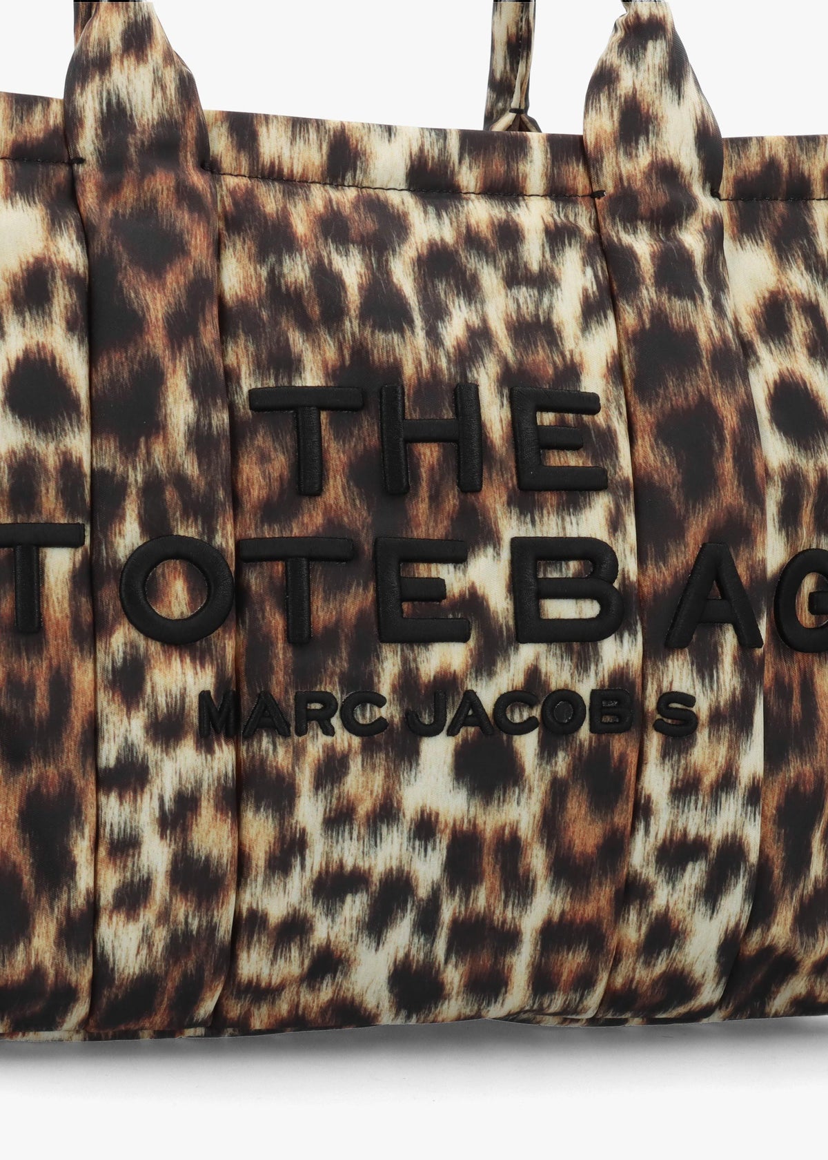 MARC JACOBS Medium Leopard Puffy Nylon Tote Bag