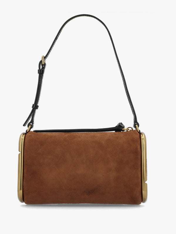 Marc Jacobs Scene Small Copper Suede Shoulder Bag