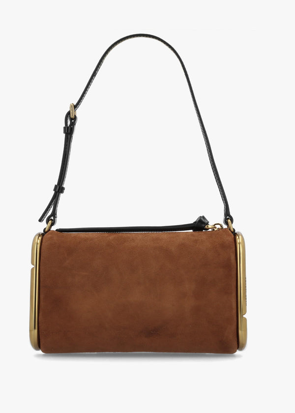 Marc Jacobs Scene Small Copper Suede Shoulder Bag