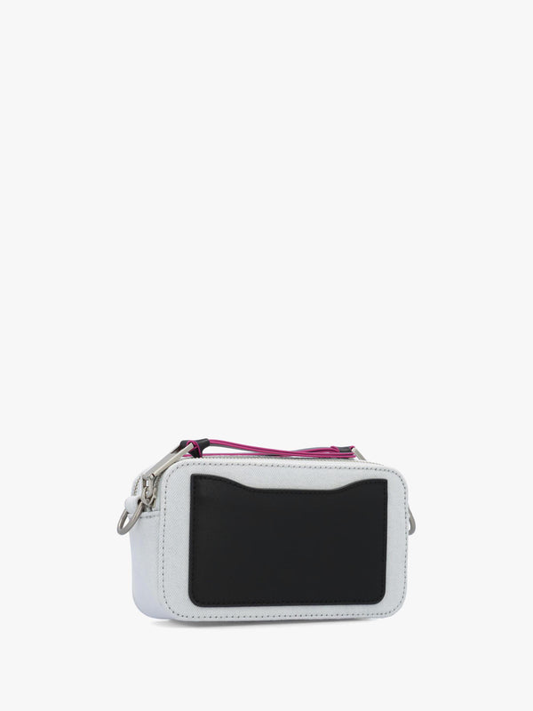 The Camp Patchwork Denim White Snapshot Camera Bag