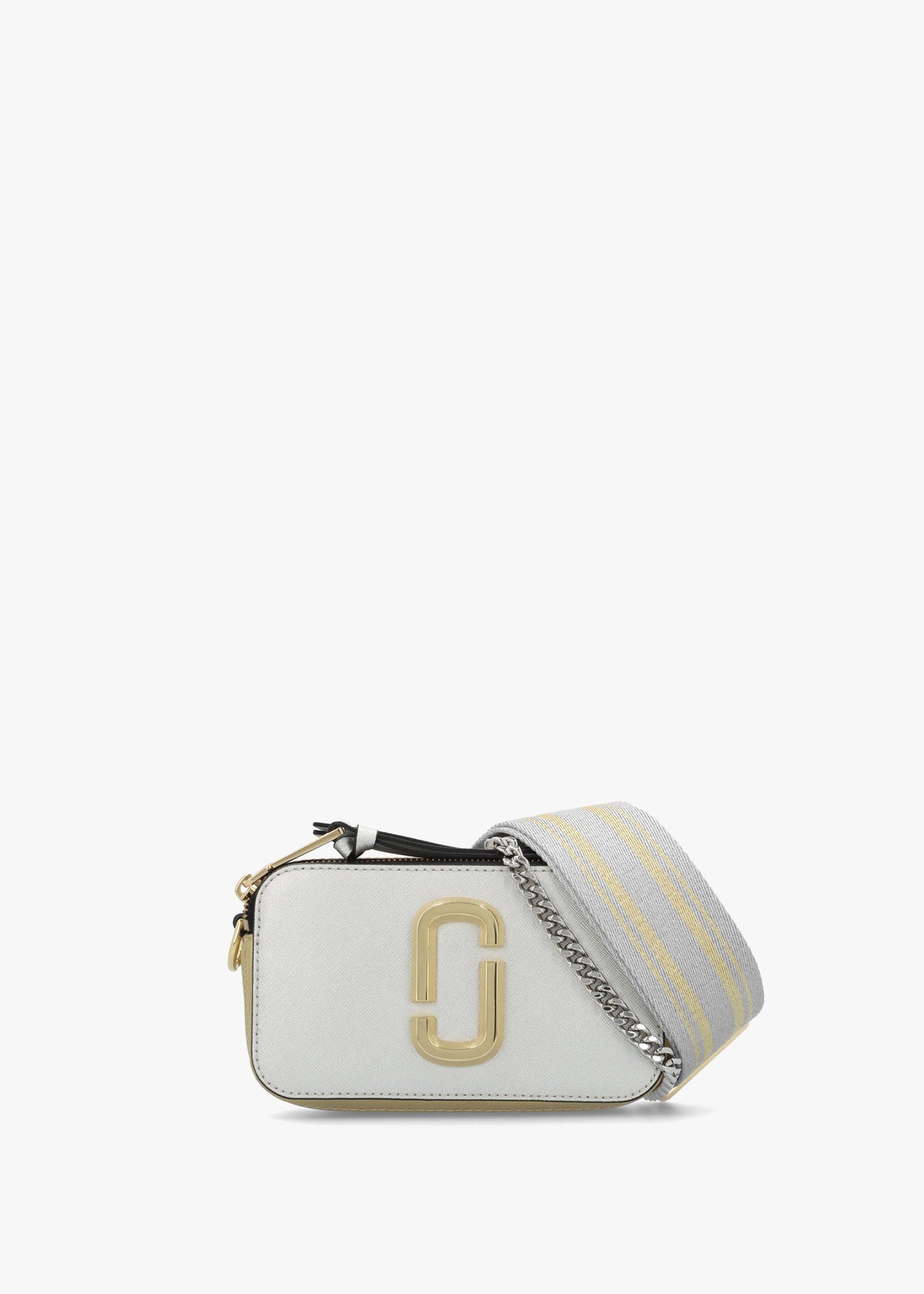 The Colorblock Chain Platinum Multi Snapshot Bag