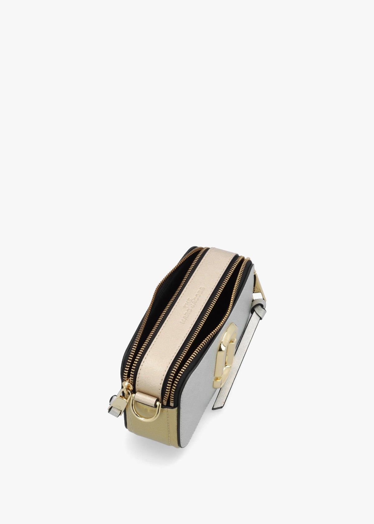 The Colorblock Chain Platinum Multi Snapshot Bag