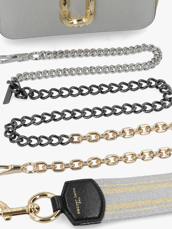 The Colorblock Chain Platinum Multi Snapshot Bag