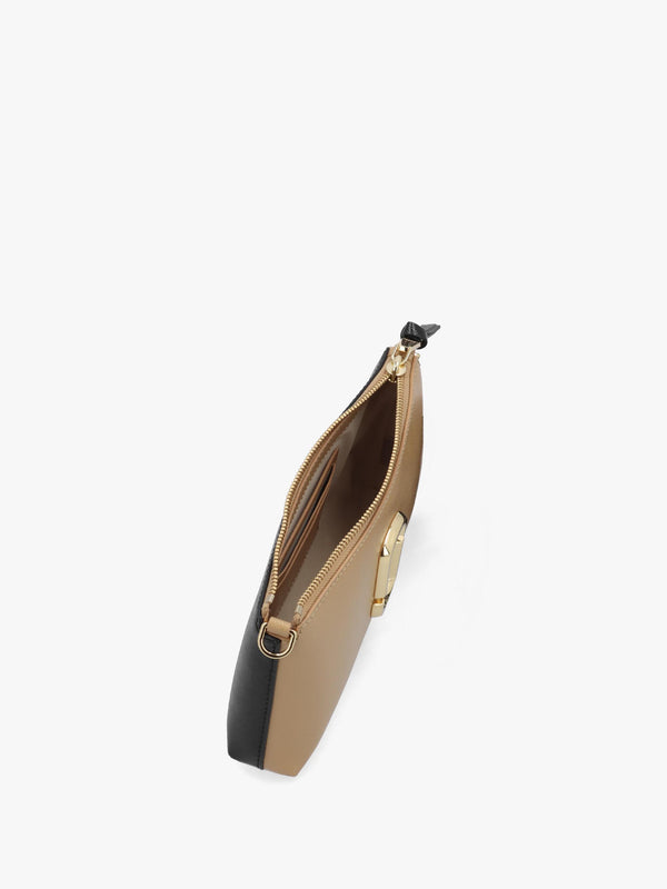 The Snapshot Convertible Camel Multi Leather Shoulder Bag
