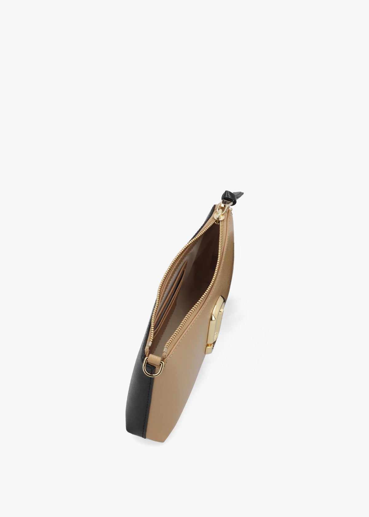 The Snapshot Convertible Camel Multi Leather Shoulder Bag