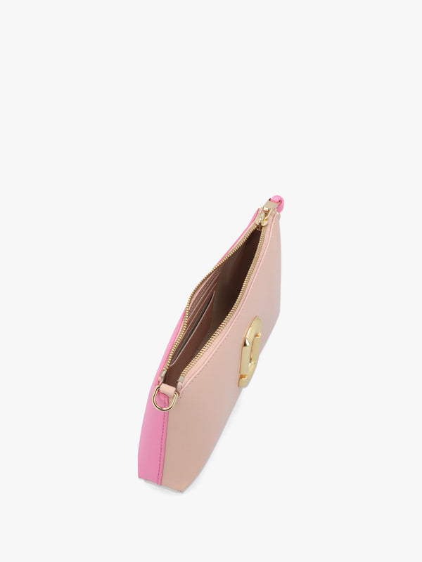 The Snapshot Convertible Rose Multi Leather Shoulder Bag