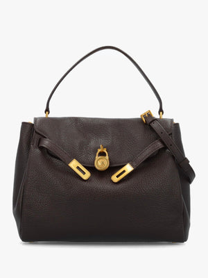 Michael Kors Large Hamilton Moderne Brown Leather Slouchy Satchel