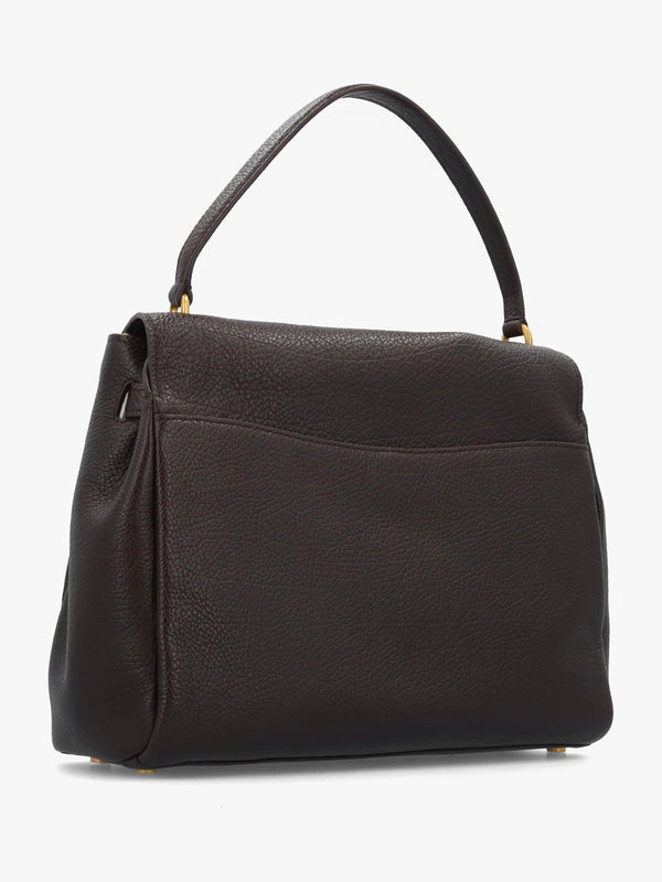 Michael Kors Large Hamilton Moderne Brown Leather Slouchy Satchel