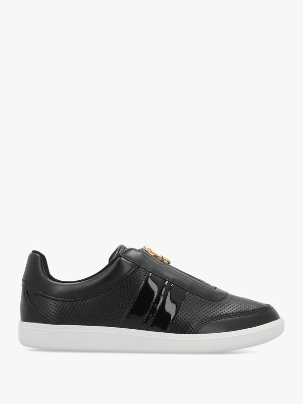 Michael Kors Jovie Mesh Black Zip-Front Trainers