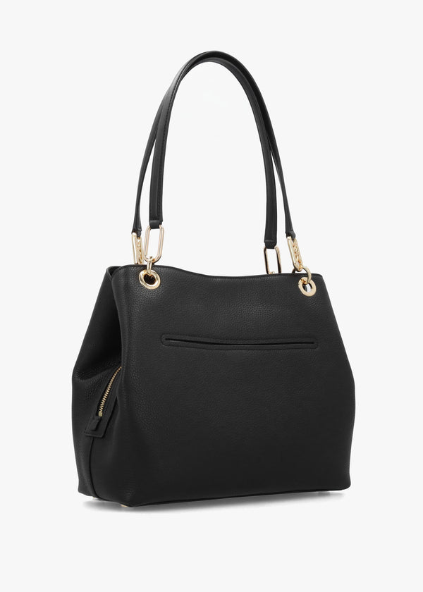Michael Kors Large Kensington Black Leather Tote Bag