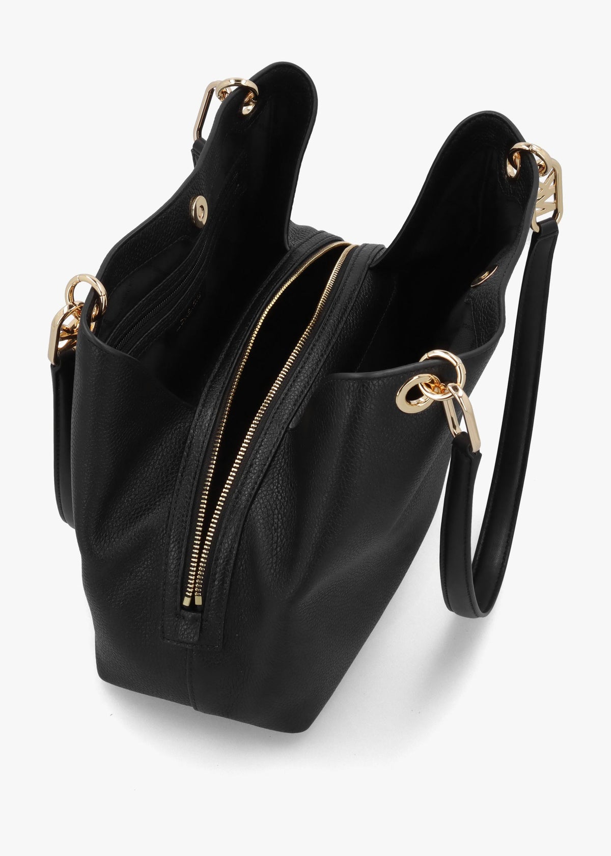 Michael Kors Large Kensington Black Leather Tote Bag