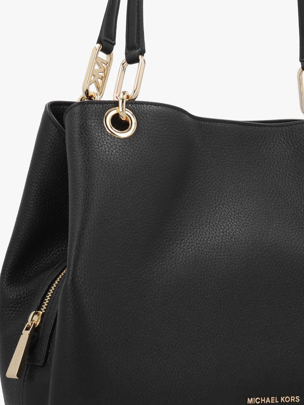 Michael Kors Large Kensington Black Leather Tote Bag