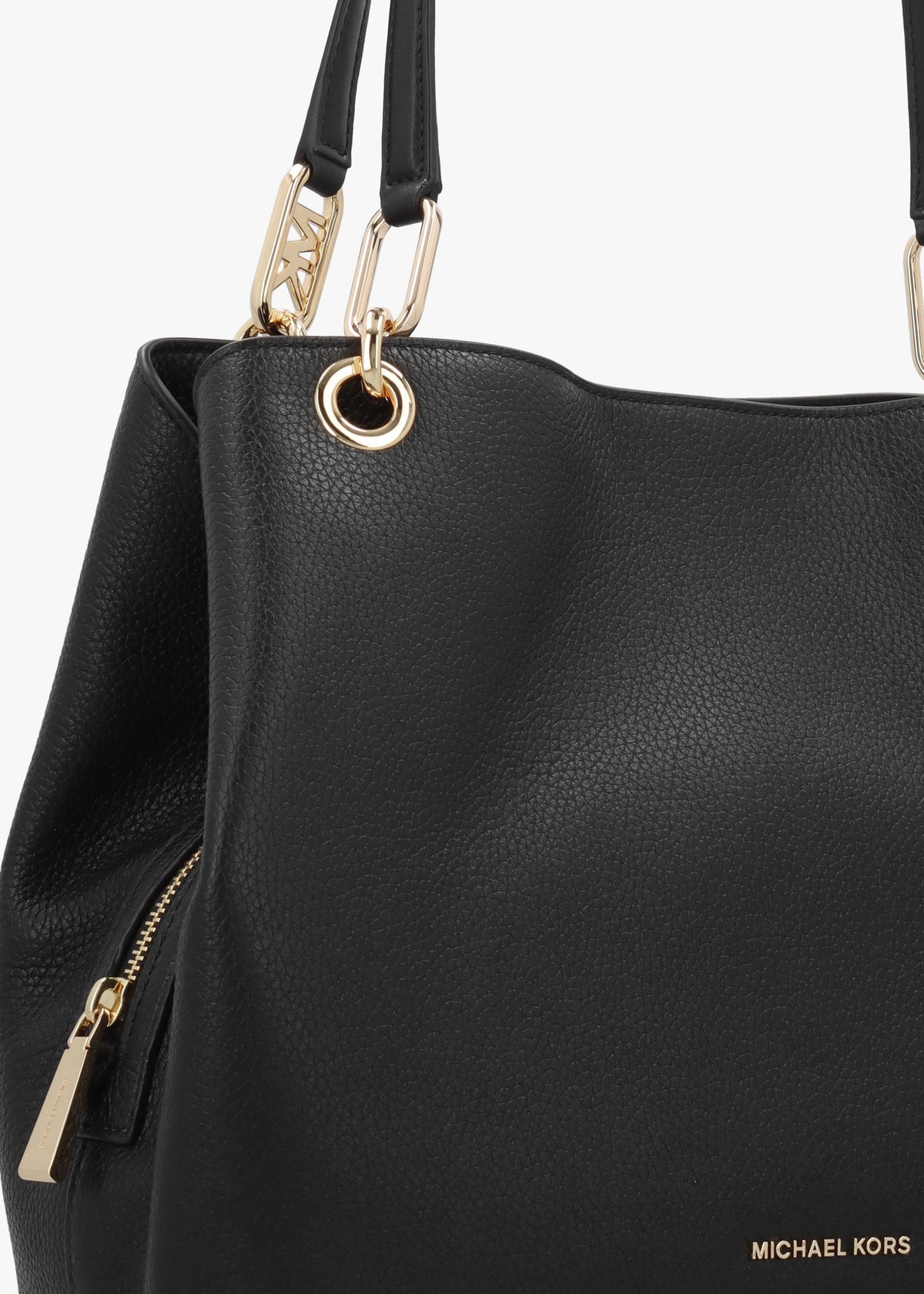 Michael Kors Large Kensington Black Leather Tote Bag
