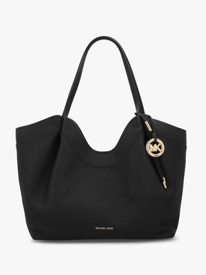 Michael Kors Large Nolita East West Black Leather Tote Bag